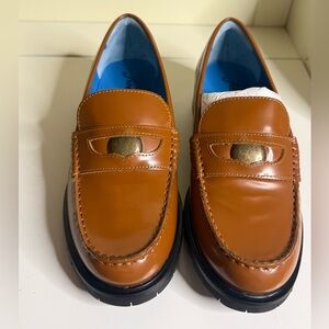 Free People “Liv” Loafers in Bronzer Color NWT